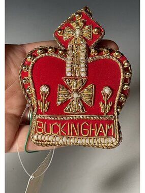 Vintage Royal Collection Buckingham Palace London Christmas Ornament Crown